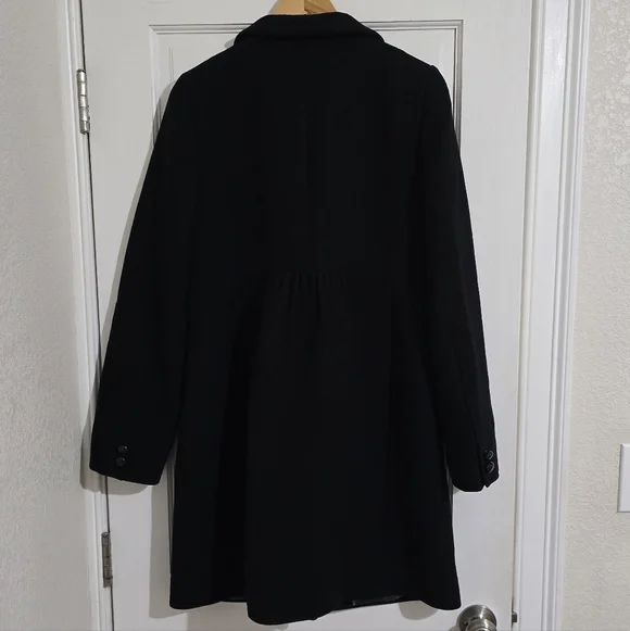 J.Crew Women Vintage Overcoat Wool-Crepe Size 6 - Picture 2 of 7